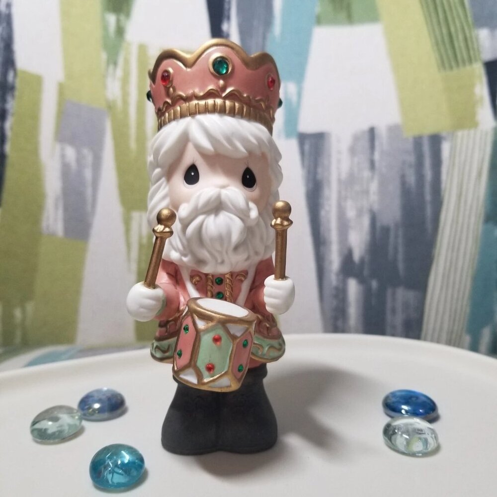 Precious Moments Nutcracker Figurine 2012 With Gem Crown Retired Rare